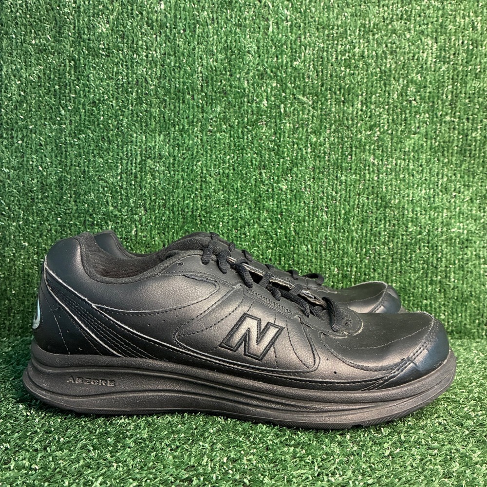 New Balance 577v1 Leather Abzorb Walking Athletic Sneakers Black Mens Size 11 D